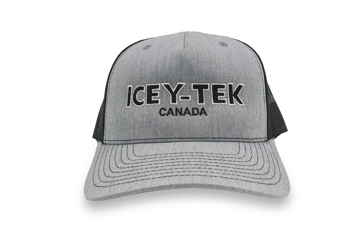 Grey & Black Mesh Trucker Hat